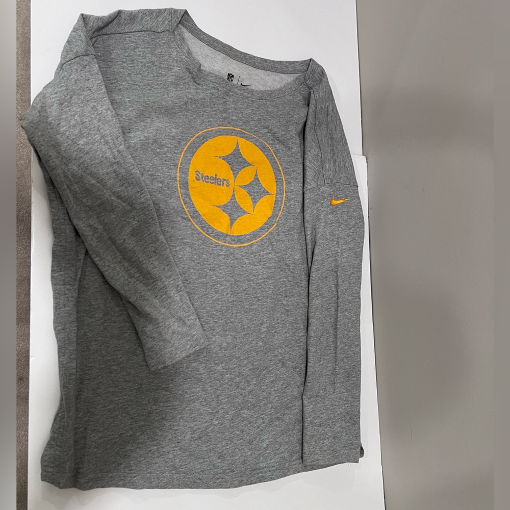 Nike Womens Steelers lightweight long sleeve sweatshirt Large